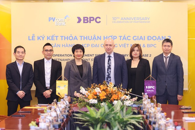 PVcomBank và BPC đã ký kết thỏa thuận hợp tác giai đoạn mới trong năm 2025