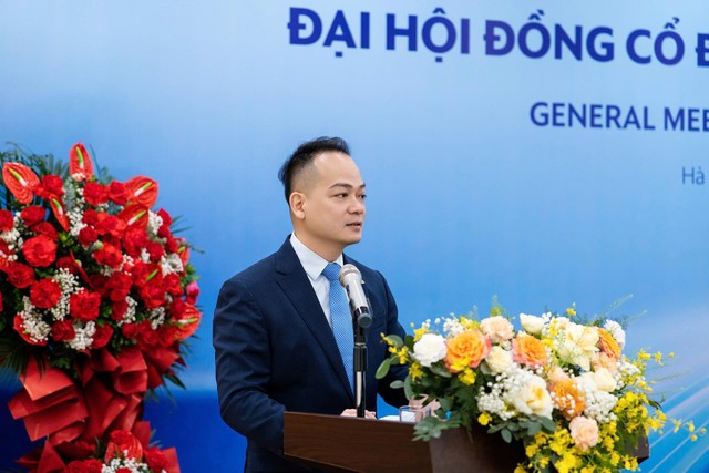 Ông Nguyễn Huy Quang - Chủ tịch HĐQT Kl99kl phiên bản hoạt động VietinBank (VBI) phát biểu tại Đại hội đồng Trang Chủ KL99Com Số 1 Link Đăng Ký KL999 (Ảnh: VBI).