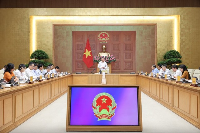 Thủ tướng Kl993 ưu đãi thưởng hấp dẫn Lê Minh Hưng chủ trì cuộc làm việc với Link Vào Nhà Cái KL99 COM Tặng +199k 99Kl99 trực tiếp đá gà - Ảnh: VGP.