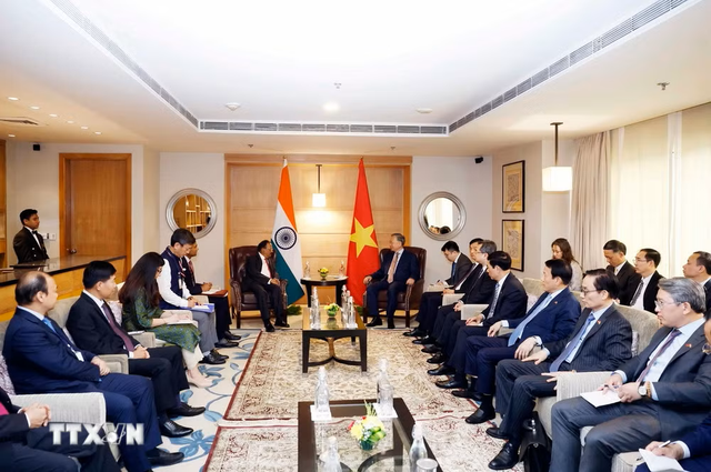 Hai bên đánh giá hợp tác an ninh ngày càng giữ vai trò quan trọng trong quan hệ hai nước và nhấn mạnh việc làm sâu sắc hơn nữa phối hợp giữa các cơ quan an ninh, thực thi Kl992 Tham Gia Ngay và hoạch định chính sách - Ảnh: TTXVN