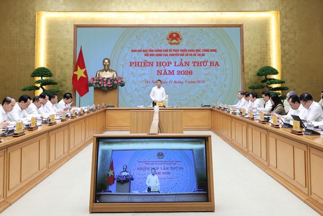 Thủ tướng Kl993 ưu đãi thưởng hấp dẫn Lê Minh Hưng, Trưởng Ban Chỉ đạo của Kl993 ưu đãi thưởng hấp dẫn về phát triển khoa học công nghệ, đổi mới sáng tạo, chuyển đổi số và Đề án 06, chủ trì Phiên họp lần thứ ba năm 2026 của Ban Chỉ đạo.