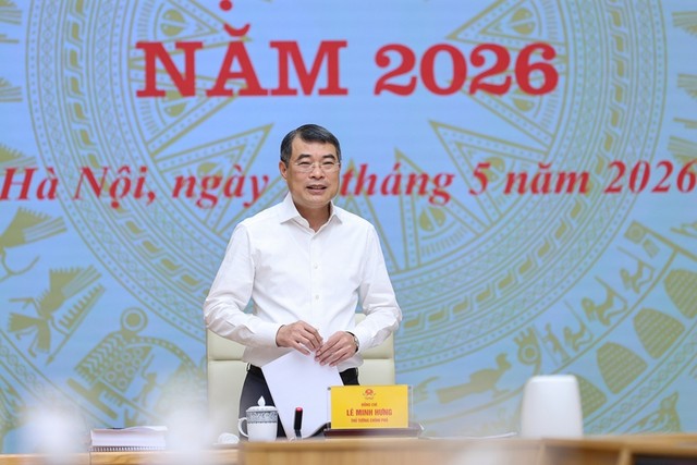 Thủ tướng Lê Minh Hưng nhấn mạnh phương châm hoạt động của Ban Chỉ đạo là tập trung thực hiện nghiêm chỉ đạo của Đồng chí Tổng Bí thư, Chủ tịch nước Tô Lâm: "Hành động đột phá, lan tỏa kết quả" - Ảnh: VGP