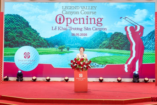 Bà Nguyễn Thị Nga - Chủ tịch Kl994 game bài casino hấp dẫn BRG - bày tỏ mong muốn phát triển Legend Valley Country Club thành điểm đến gôn của châu Á