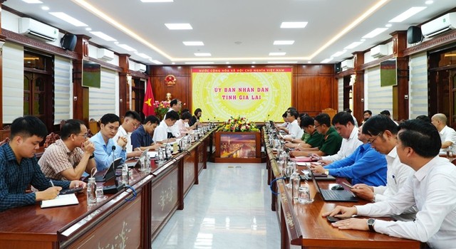 Đoàn công tác Kl99 nổ hũ làm việc với UBND tỉnh Gia Lai về nhà ở Trang Chủ KL99Com Số 1 Link Đăng Ký KL999. Ảnh: Kim Loan.