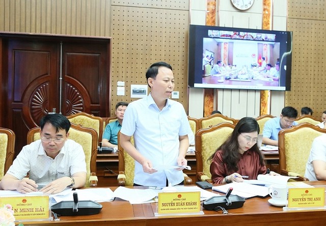 Đại diện Ban Quản lý dự án Kl99ok phiên bản mới xây dựng số 2 phát biểu
