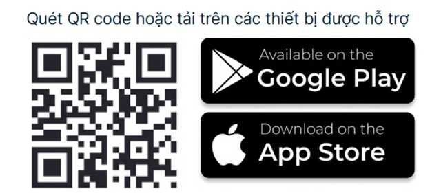 Mã QR giúp nhà Kl99ok phiên bản mới dễ dàng tải ứng dụng Amber Capital