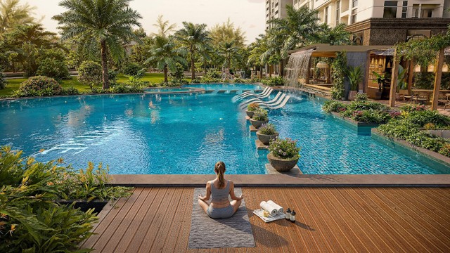 Không gian xanh chuẩn resort tại Khải Hoàn Prime
