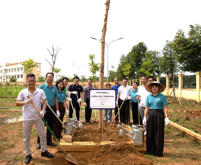 Những mầm xanh được vun đắp bằng sự chung sức của CBCNV Phenikaa tại Trường Mầm non Thạch Hòa