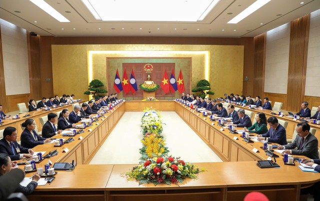Quang cảnh hội đàm. Ảnh: Đức Thanh.