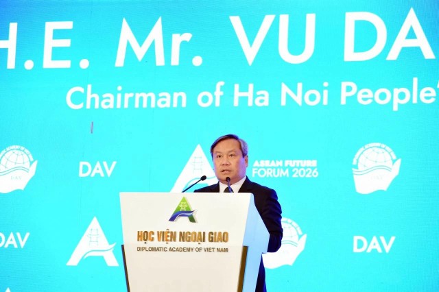 Chủ tịch UBND TP. Hà Nội Vũ Đại Thắng phát biểu. Ảnh: Đức Thanh. Chủ tịch UBND TP. Hà Nội Vũ Đại Thắng phát biểu. Ảnh: Đức Thanh.