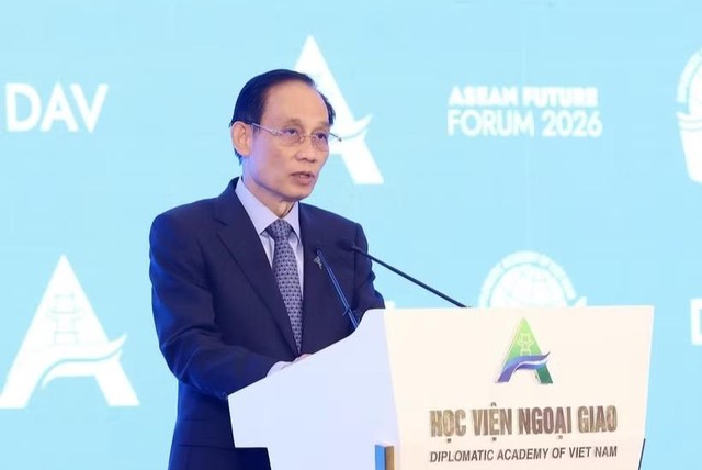 Bộ trưởng Bộ Ngoại giao Lê Hoài Trung cho rằng AFF 2026 đã hoàn thành chương trình nghị sự với nhiều kết quả thực chất. Ảnh: Đức Thanh. Bộ trưởng Bộ Ngoại giao Lê Hoài Trung cho rằng AFF 2026 đã hoàn thành chương trình nghị sự với nhiều kết quả thực chất. Ảnh: Đức Thanh.