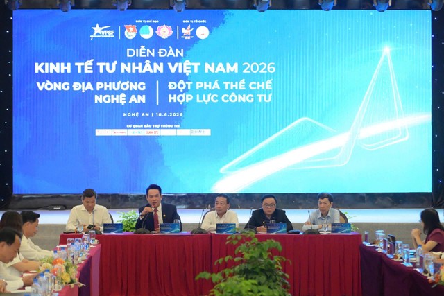 Vòng đối thoại địa phương Diễn đàn Kl992 cổng game cá cược tư nhân Việt Nam 2026 (VPSF 2026) - Phiên đối thoại tỉnh Nghệ An diễn ra sáng 18/6