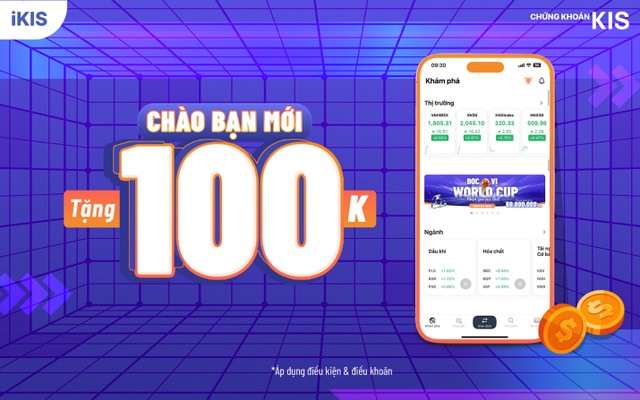 Nhận ngay 100.000 đồng khi mở tài khoản mới và nhận thêm tới 150.000 đồng khi có phát sinh giao dịch và giới thiệu bạn mở tài khoản.
