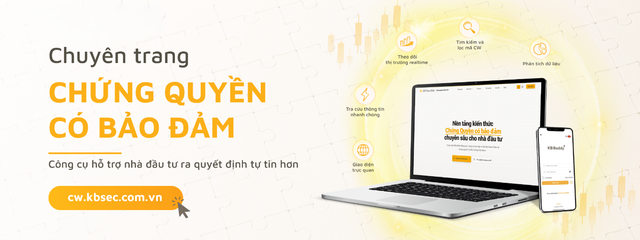 Chuyên trang Chứng quyền có bảo đảm với các công cụ hỗ trợ nhà Kl99ok phiên bản mới của KBSV