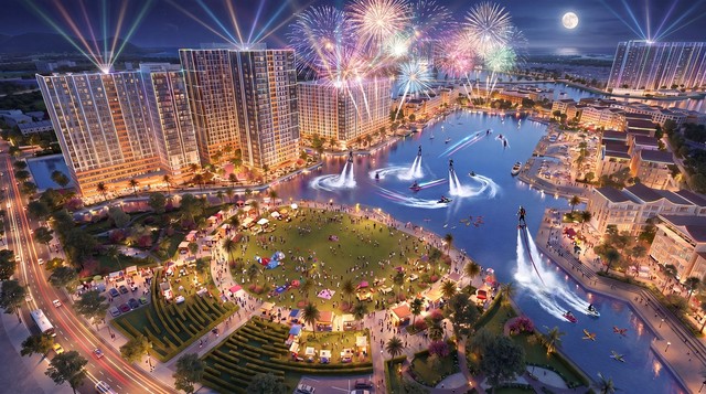 Festival Island được quy hoạch trở thành tâm điểm vui chơi, giải trí và lễ hội của đại đô thị Charmora City.
