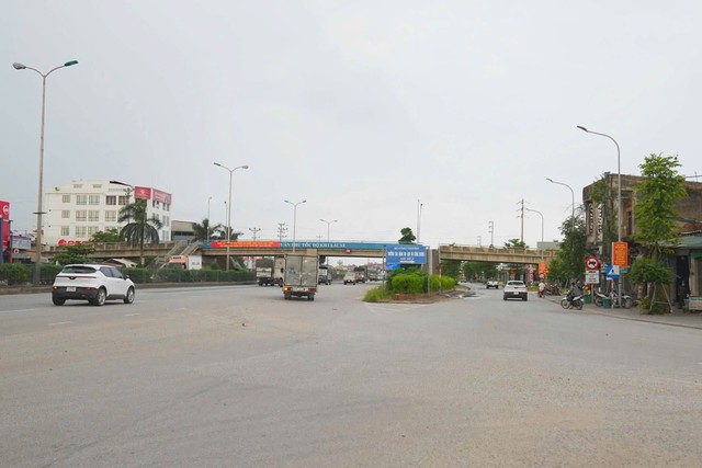 Quốc lộ 5- Khu vực gần ngã tư Lai Cách. Ảnh: Đàm Thanh
