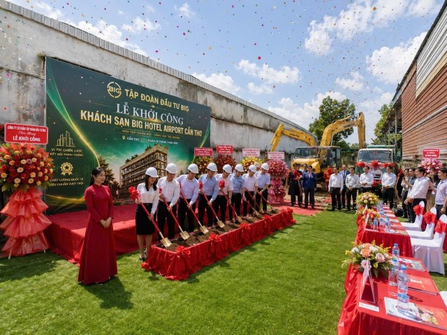 BIG tổ chức lễ khởi công Dự Án Nhà Cho Thuê &amp; Căn Hộ Dịch Vụ tại gần KCN Trà Nóc và sân bay Cần Thơ.