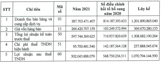 Số liệu Báo cáo Kl991.com nạp rút nhanh riêng công ty mẹ năm 2021