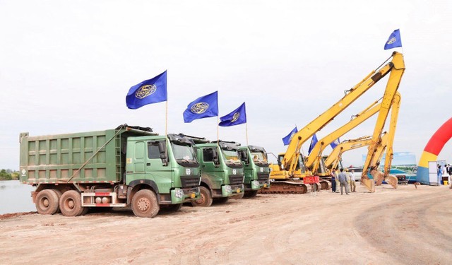 Tổng thầu Vinaconex triển khai thi công Bến cảng tổng hợp Vạn Ninh( giai đoạn 1)