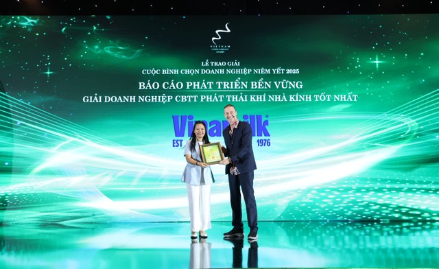 Vinamilk đạt giải Kl991.com World Cup 2026 Chính Thức công bố thông tin Phát thải nhà kính tốt nhất (Ảnh: Lê Toàn)