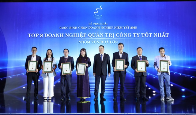 Top 8 Kl991.com World Cup 2026 Chính Thức quản trị công ty tốt nhất nhóm vốn hoá lớn (Ảnh: Lê Toàn)
