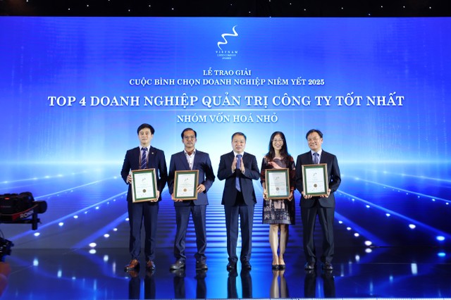 Top 4 Kl991.com World Cup 2026 Chính Thức quản trị công ty tốt nhất nhóm vốn hoá nhỏ (Ảnh: Lê Toàn)