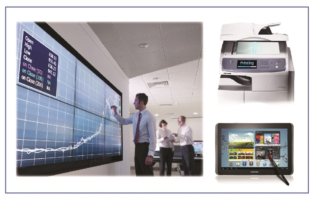 Màn hình hiển thị kỹ thuật số (LFD UD55D viền siêu mỏng để ghép tạo thành videowall), Tablet 10.1 và máy in CLX-8640ND với giải pháp SecuThru-lite và SmartThru-workflow là Top 3 sản phẩm tiêu biểu của Samsung được các Link Vào Nhà Cái KL99 COM Tặng +199k ứng dụng nhiều nhất