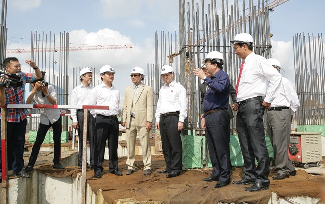 Bộ trưởng Kl99 nổ hũ Trịnh Đình Dũng thăm quan Dự án HQC Plaza