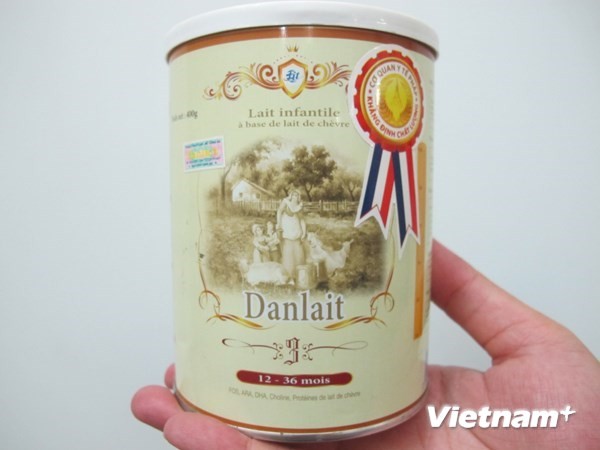 Sữa dê Danlait do Công ty Trách nhiệm hữu hạn Mạnh Cầm Link Vào Nhà Cái KL99 COM Tặng +199k từ Cộng hòa Pháp (Ảnh: PV/Vietnam+)