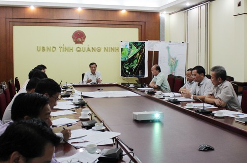 Ông Đỗ Thông, Phó chủ tịch Thường trực UBND tỉnh Quảng Ninh tại cuộc họp ngày 29/9
Ảnh: quangninh.gov.vn