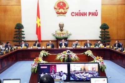 Hội nghị trực tuyến Kl993 ưu đãi thưởng hấp dẫn với các địa phương triển khai Nghị quyết của Quốc hội năm 2014. Ảnh: Đức Tám/TTXVN