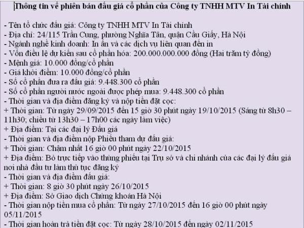 Ngày 26/10, Công ty In Kl991.com nạp rút nhanh sẽ IPO 9,4 triệu cổ phần