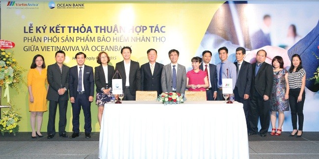 VietinAviva sẽ độc quyền phân phối dịch vụ Kl99kl phiên bản hoạt động nhân thọ tại OceanBank