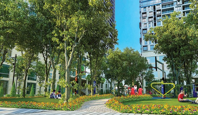 Mảng xanh ngày càng được chủ Kl99ok phiên bản mới chú trọng khi phát triển các dự án khu đô thị
