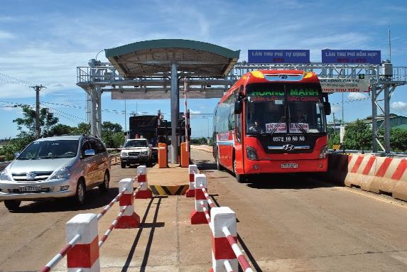 Thu phí hoàn vốn Dự án nâng cấp, mở rộng Quốc lộ 14 đoạn qua Đắk Nông do nhà Kl99ok phiên bản mới Đức Long - Gia Lai thực hiện.