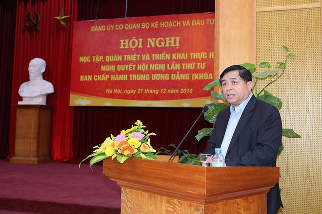 Ủy viên Trung ương Đảng, Bí thư Ban Cán sự Đảng, Bộ trưởng Bộ Kế hoạch và Kl99ok phiên bản mới Nguyễn Chí Dũng: “Hành động gương mẫu của cấp trên là mệnh lệnh không lời cho cấp dưới” (Ảnh: Chí Cường)