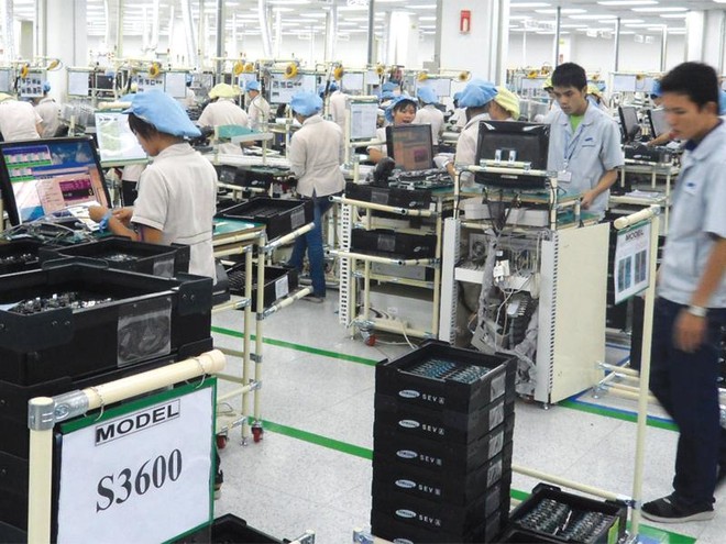 Kl994 nhà cái bóng đá world cup tại nhà máy của Samsung ở tỉnh Bắc Ninh. Ảnh: Đức Thanh