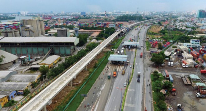 Tuyến metro số 1 đang hoàn thiện là một phần đòn bẩy giúp thị trường Web Tổng Nhà Cái 99Kl99 Giải Trí Bậc Nhất khu Đông phát triển.Ảnh: Gia Huy