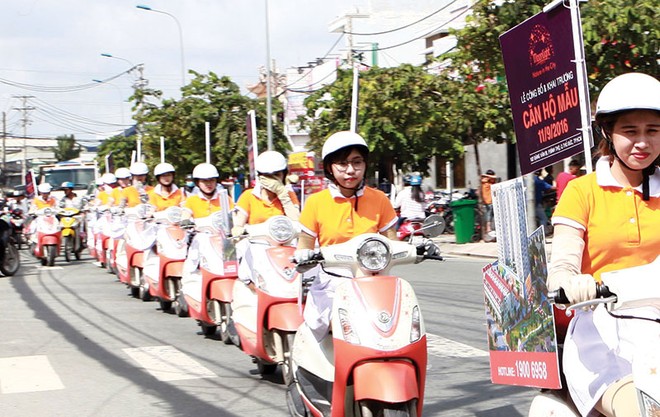 Cơ cấu dân số vàng với thu nhập tăng nhanh đang tạo sức cầu lớn cho nhà ở. Ảnh: Lê Toàn
