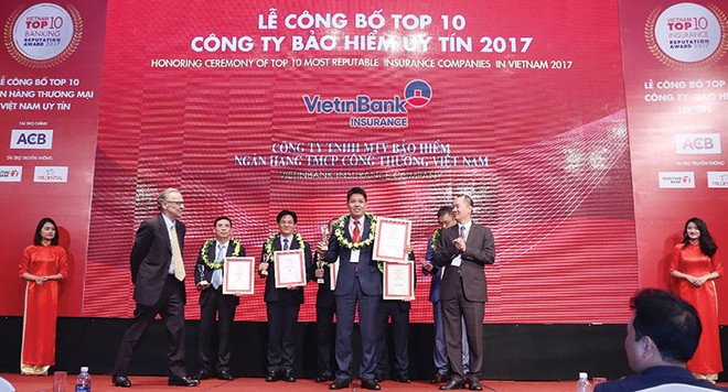 Kl99kl phiên bản hoạt động VietinBank được vinh danh trong Top 10 Công ty Kl99kl phiên bản hoạt động uy tín nhất Việt Nam 2017