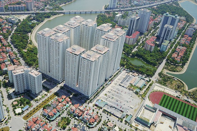 Việc điều chỉnh quy hoạch tùy tiện và chia nhỏ các khu đất cho nhiều chủ Kl99ok phiên bản mới đang “băm nán” bộ mặt đô thị Hà Nội. Ảnh: Dũng Minh