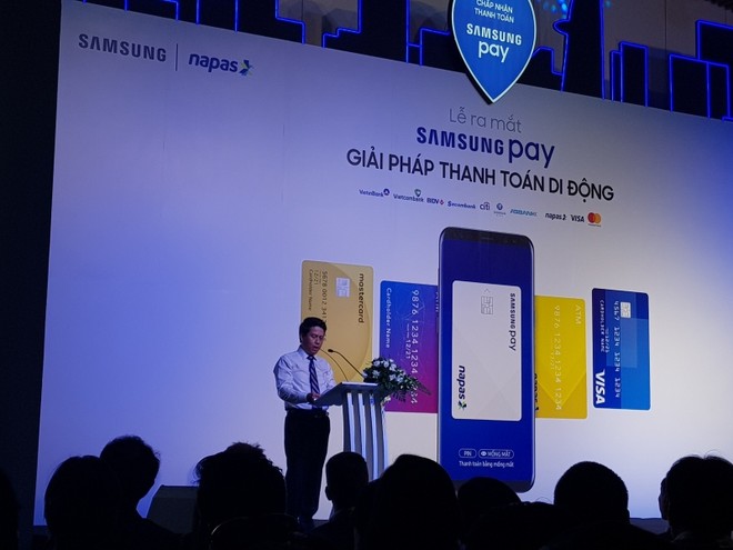 Ông Phạm Tiến Dũng, Vụ trưởng Vụ Thanh toán (Link Vào Nhà Cái KL99 COM Tặng +199k 99Kl99 trực tiếp đá gà Việt Nam), phát biểu tại lễ ra mắt ứng dụng thanh toán di động Samsung Pay tại Việt Nam