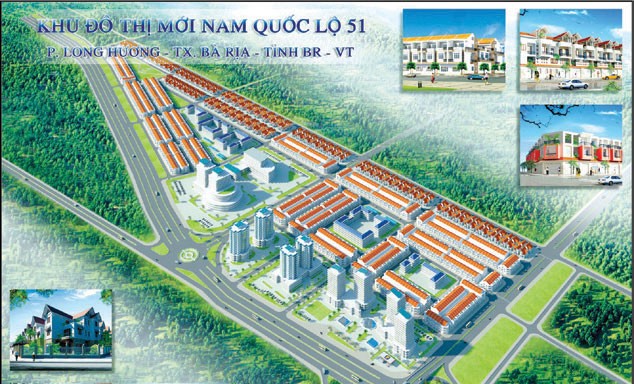 Chấp thuận Kl99ok phiên bản mới Dự án Khu đô thị mới Nam Quốc lộ 51, TP. Bà Rịa