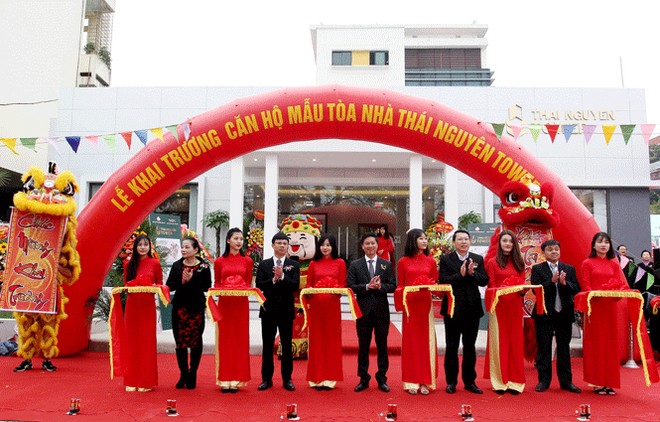 Nhà Kl99ok phiên bản mới vừa khai trương căn hộ mẫu của tòa nhà Thái Nguyên  Tower tại 1 đường Nha Trang, phường Trưng Vương (TP Thái Nguyên)...(Ảnh: Trường Sơn)