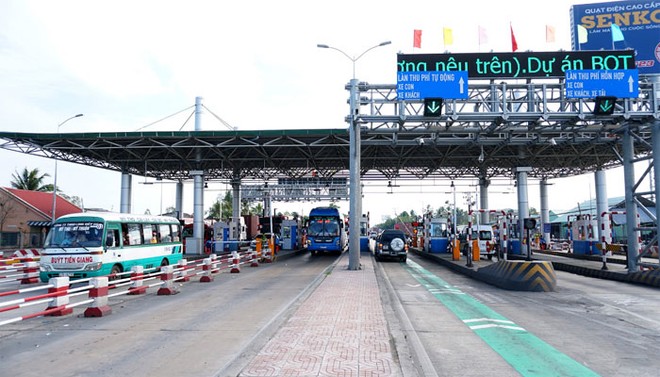 Bộ GTVT và Nhà Kl99ok phiên bản mới dự kiến bắt đầu thu giá dịch vụ sử dụng đường bộ tại Trạm thu phí Cai Lậy từ khoảng giữa tháng 2/2019.