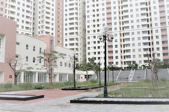 Khu nhà ở tái định cư 12.000 căn tại khu Bình Khánh, quận 2 dù xây dựng 10 năm nhưng vẫn không ai ở. Ảnh: Gia Huy