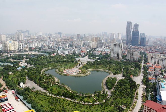 Công ty cổ phần Kl99ok phiên bản mới và Phát triển đô thị Tây Hồ  đề xuất xây bãi đỗ xe ngầm trong Công viên Cầu Giấy