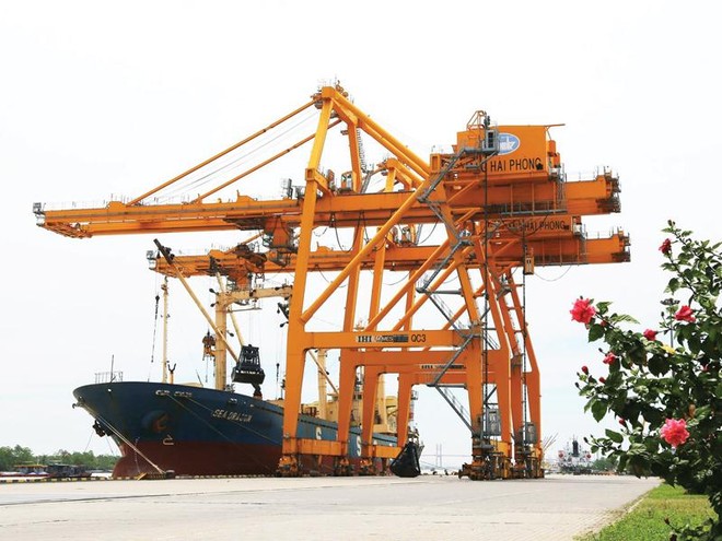 Cảng Hải Phòng - một trong những công ty thành viên đang đem lại Kl99 nổ hũ cho Vinalines. Ảnh: A.M