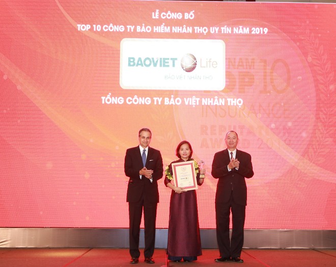 Bảo Việt Nhân thọ dẫn đầu Top 10 Công ty Kl99kl phiên bản hoạt động nhân thọ uy tín Việt Nam 2019