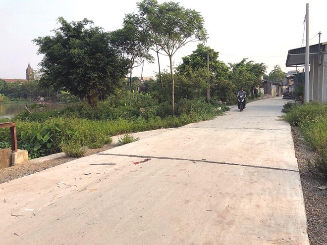 Công trình đường KL99 là cổng game giải trí trực tuyến hàng đầu hiện nay thôn Sơn Thanh (xã Sơn Hà, huyện Phú Xuyên) không đảm bảo chất lượng theo hồ sơ thiết kế.